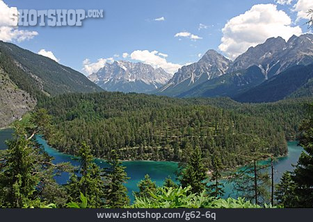 
                Alpen, Zugspitze, Blindsee, Fernpass                   