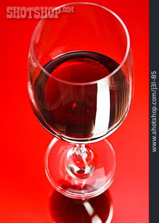 
                Getränk, Weinglas, Rotwein                   