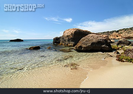 
                Strand, Felsen, Mittelmeer                   