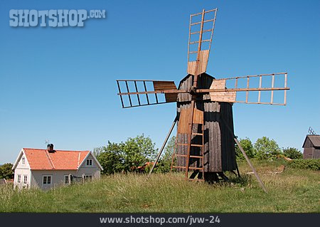 
                Schweden, Windmühle, öland                   
