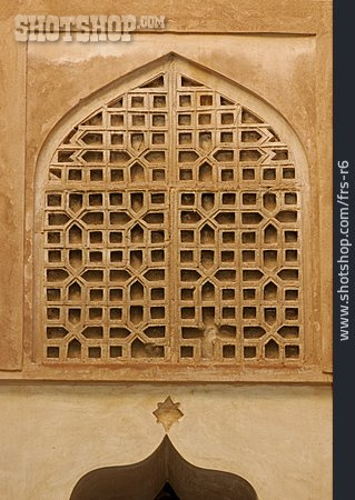 
                Ornament, Orientalisch, Mashrabiyya Fenster                   
