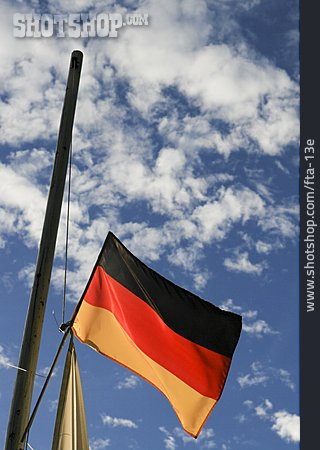 
                Fahne, Deutschlandflagge                   