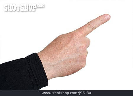 
                Handzeichen, Zeigen, Zeigefinger                   