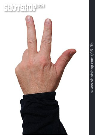 
                Handzeichen, 3, Zählen                   