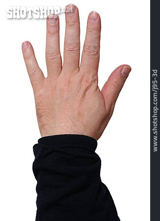 
                Handzeichen, Zählen, 5                   
