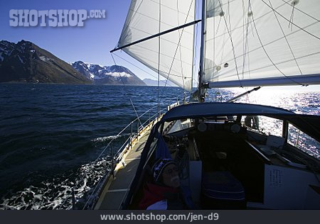 
                Holiday & Travel, Sailboat, Sailing, Norway                   