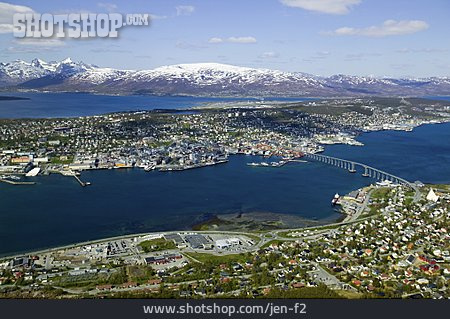 
                Luftaufnahme, Norwegen, Tromsø                   