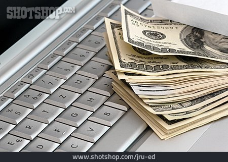 
                Tastatur, Geldschein, Dollar                   