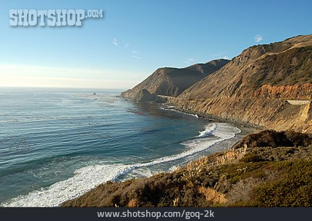 
                Felsküste, Kalifornien, Pazifik, Big Sur                   
