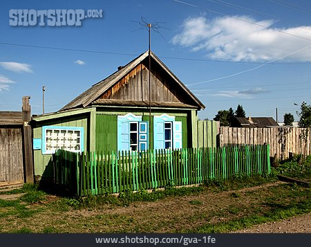 
                Wohnhaus, Holzhaus, Sibirien                   
