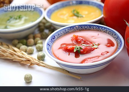 
                Suppe, Tomatensuppe, Gemüseeintopf                   