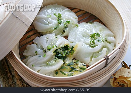 
                Asiatische Küche, Bambusdämpfer                   