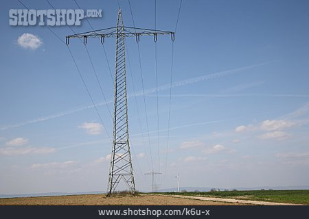 
                Strommast, überlandleitung, Hochspannungsleitung                   