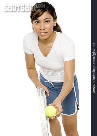
                Tennis, Tennisschläger, Tennisspielerin                   