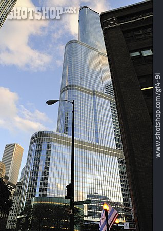 
                Wolkenkratzer, Chicago, Trump International Hotel & Tower                   