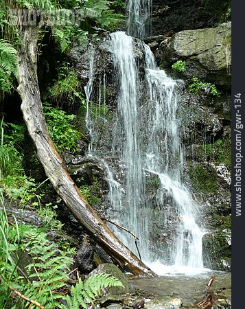 
                Wasserfall, Gebirgsbach                   