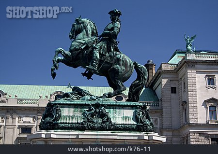 
                Wien, Heldenplatz, Prinz-eugen-reiterdenkmal                   