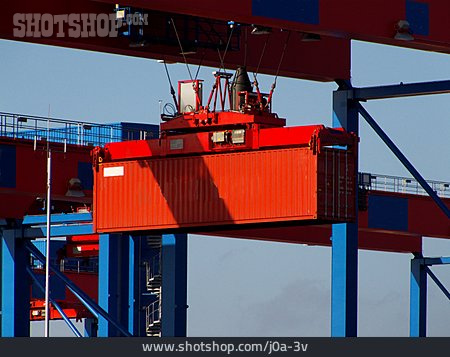 
                Hafenkran, Container                   