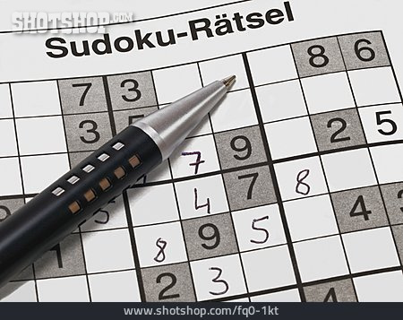 
                Rätsel, Sudoku, Zahlenrätsel                   