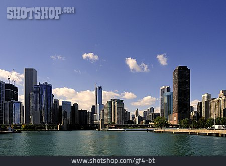 
                Skyline, Usa, Chicago, Chicago River                   