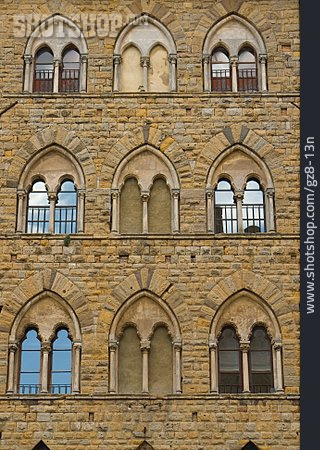 
                Fenster, Bogenfenster, Palazzo Dei Priori                   