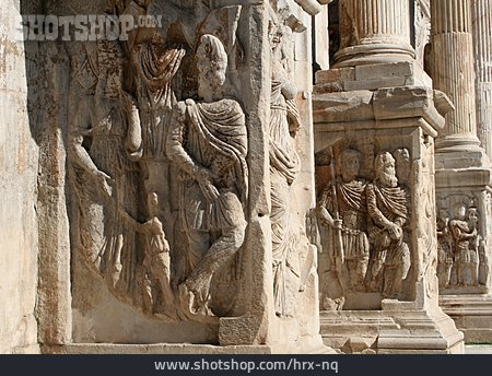 
                Detailaufnahme, Rom, Triumphbogen, Konstantinsbogen                   
