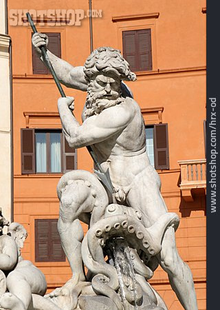 
                Neptunbrunnen, Rom, Piazza Navona                   