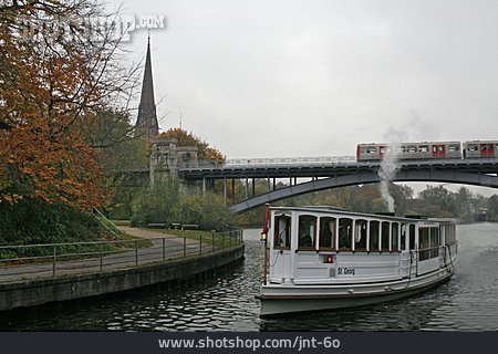 
                Hamburg, Dampfer, Alster                   