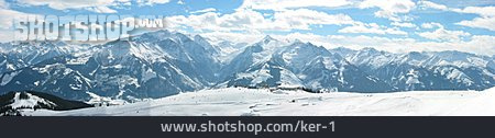 
                Alpen, Bergpanorama, Skigebiet                   