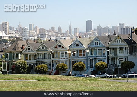 
                Stadtansicht, San Francisco, Reihenhaus                   
