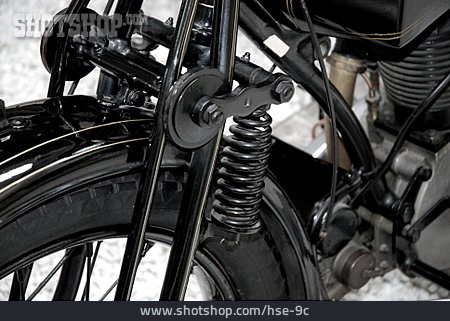 
                Motorrad, Oldtimer, Stoßdämpfer                   