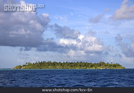 
                Insel, Malediven, Süd-male-atoll                   