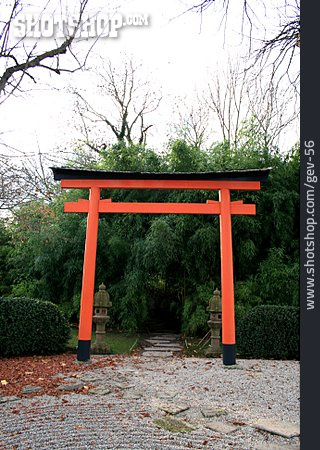 
                Tor, Japanischer Garten, Kofuko No Niwa                   