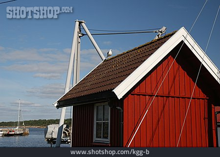 
                Holzhaus, Skandinavien, Fischerhütte                   