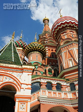 
                Roter Platz, Moskau, Basilius-kathedrale                   