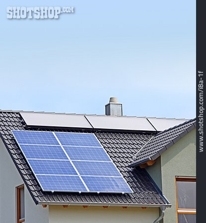 
                Dach, Solarenergie, Stromerzeugung, Solaranlage                   