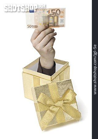 
                Geschenk, 50 Euro, Geldgeschenk                   