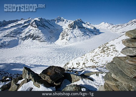 
                Gebirge, Aletschgletscher                   