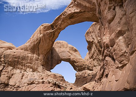 
                Felsformation, Arches-nationalpark, Double Arch                   