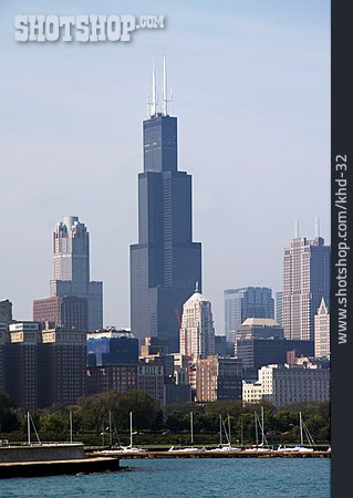 
                Skyline, Chicago, Sears Tower                   