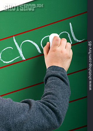 
                Writing, Hand, Chalk, School Board                   