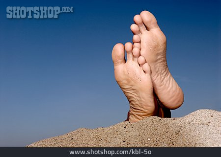 
                Sand, Barfuß, Füße                   