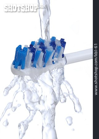 
                Wasserstrahl, Zahnbürste, Zahnpflege                   