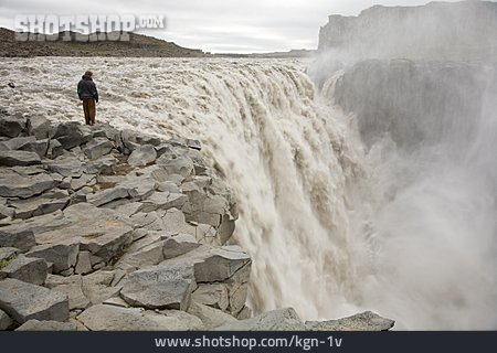 
                Wasserfall, Island, Dettifoss                   