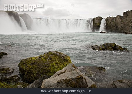 
                Wasserfall, Island, Godafoss                   