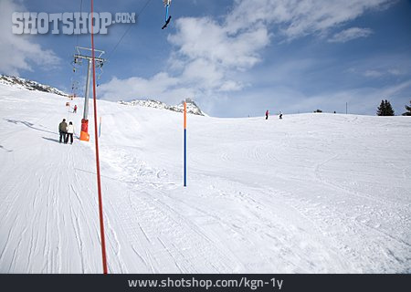 
                Wintersport, Skilift, Schlepplift                   