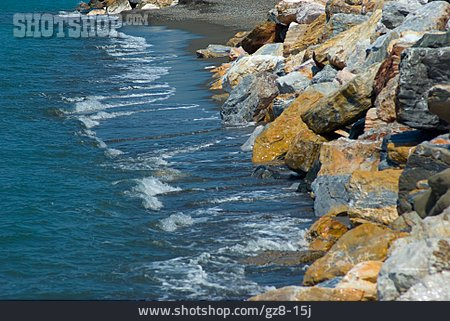 
                Küste, Italien, Felsenküste                   