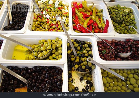 
                Olive, Antipasti, Mediterrane Küche                   