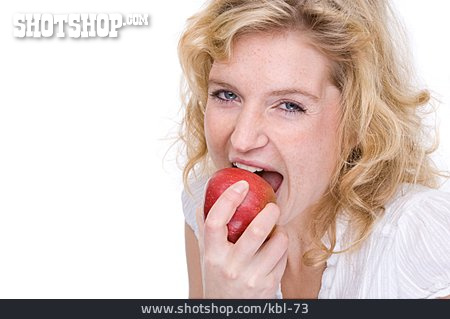
                Gesunde Ernährung, Apfel, Reinbeißen, Genussvoll                   