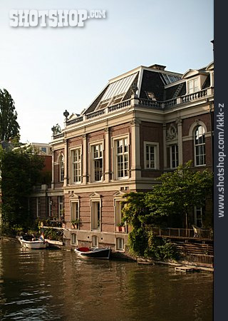 
                Wohnhaus, Villa, Gracht, Amsterdam                   